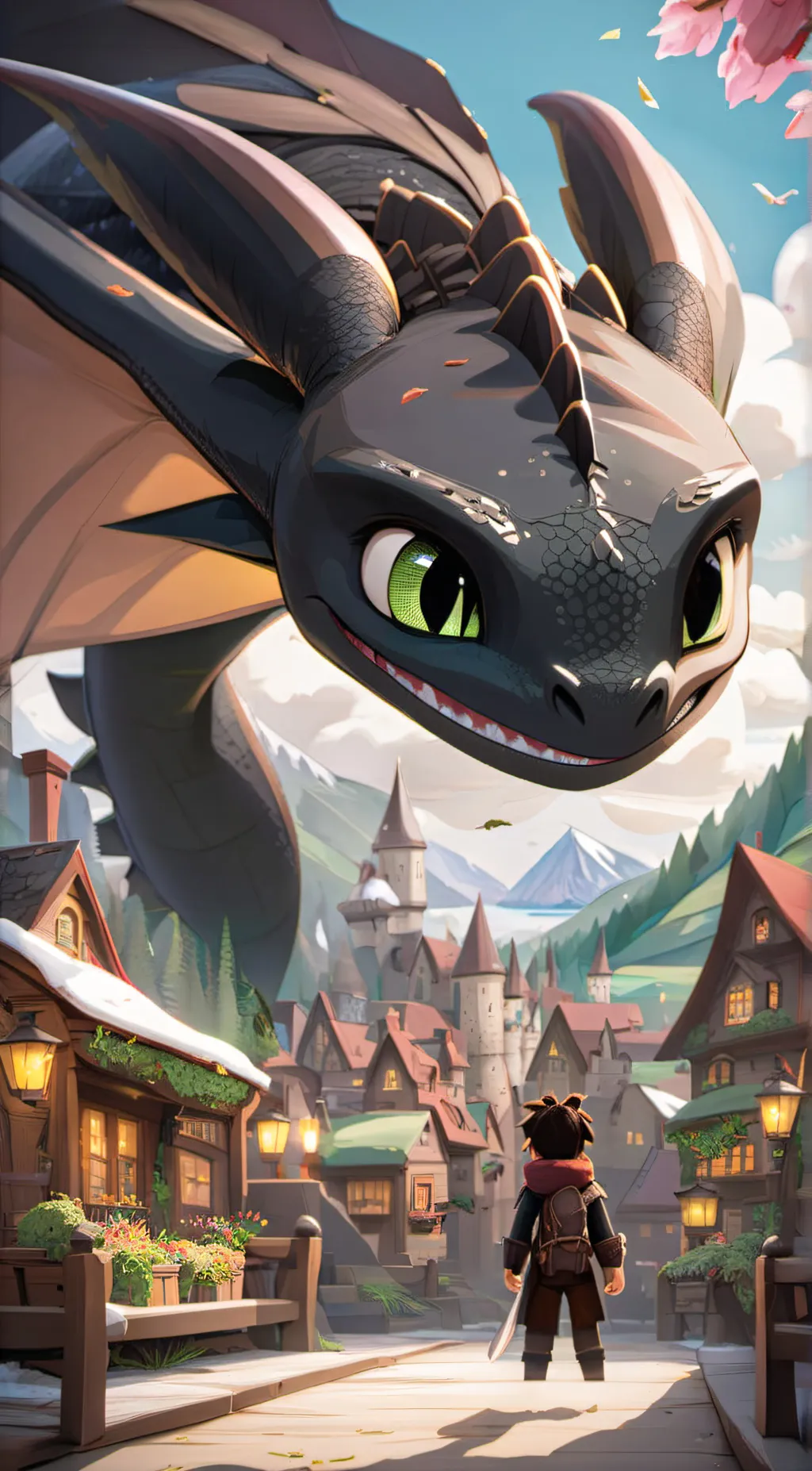 ai character: HTTYD background