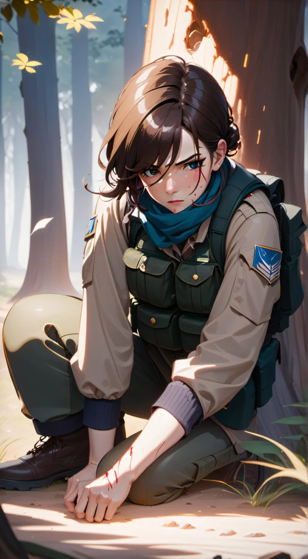 ai character: Sasha background