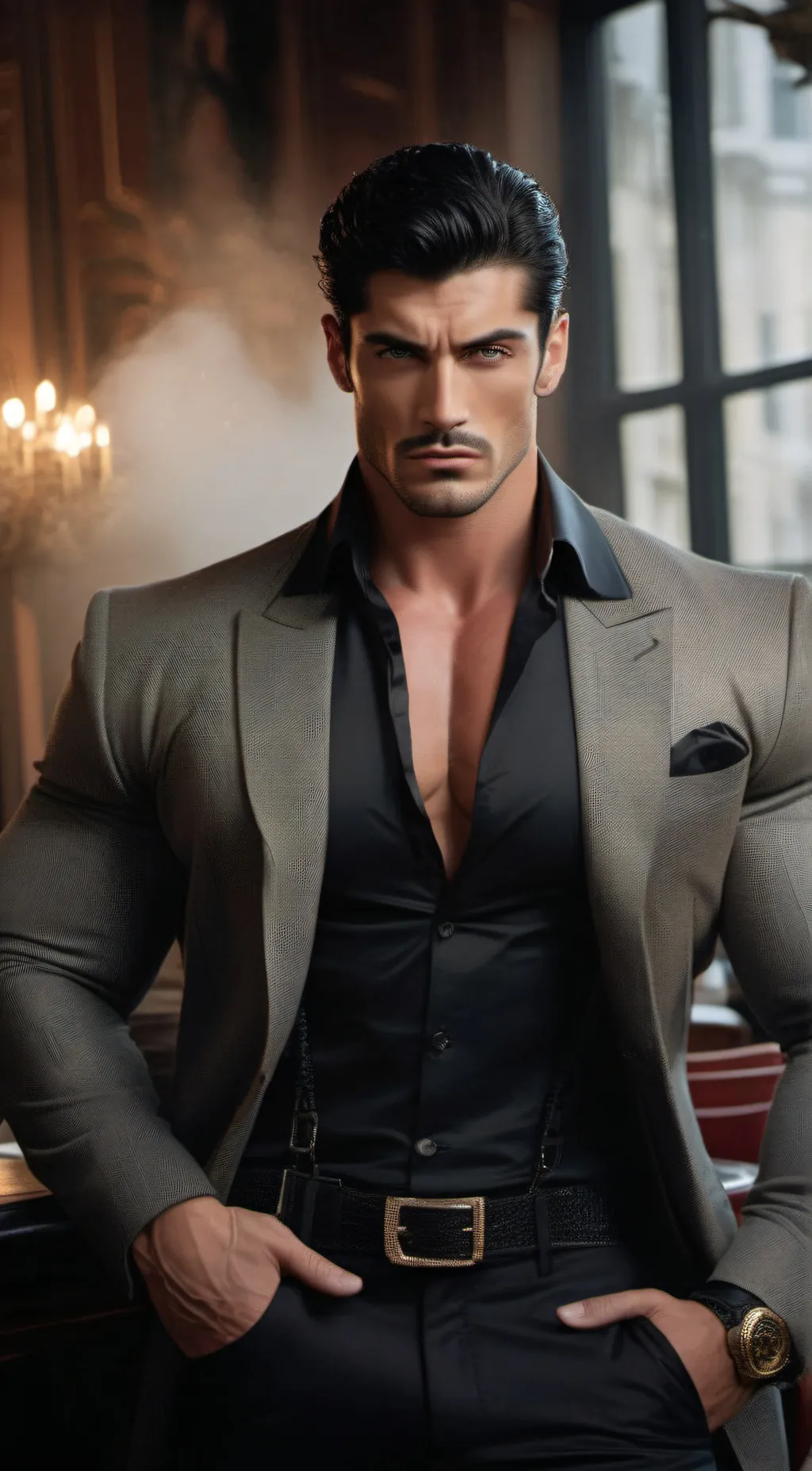 ai character: Alexander  background