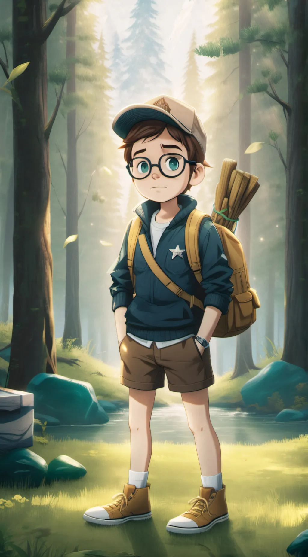 ai character: Nerd background