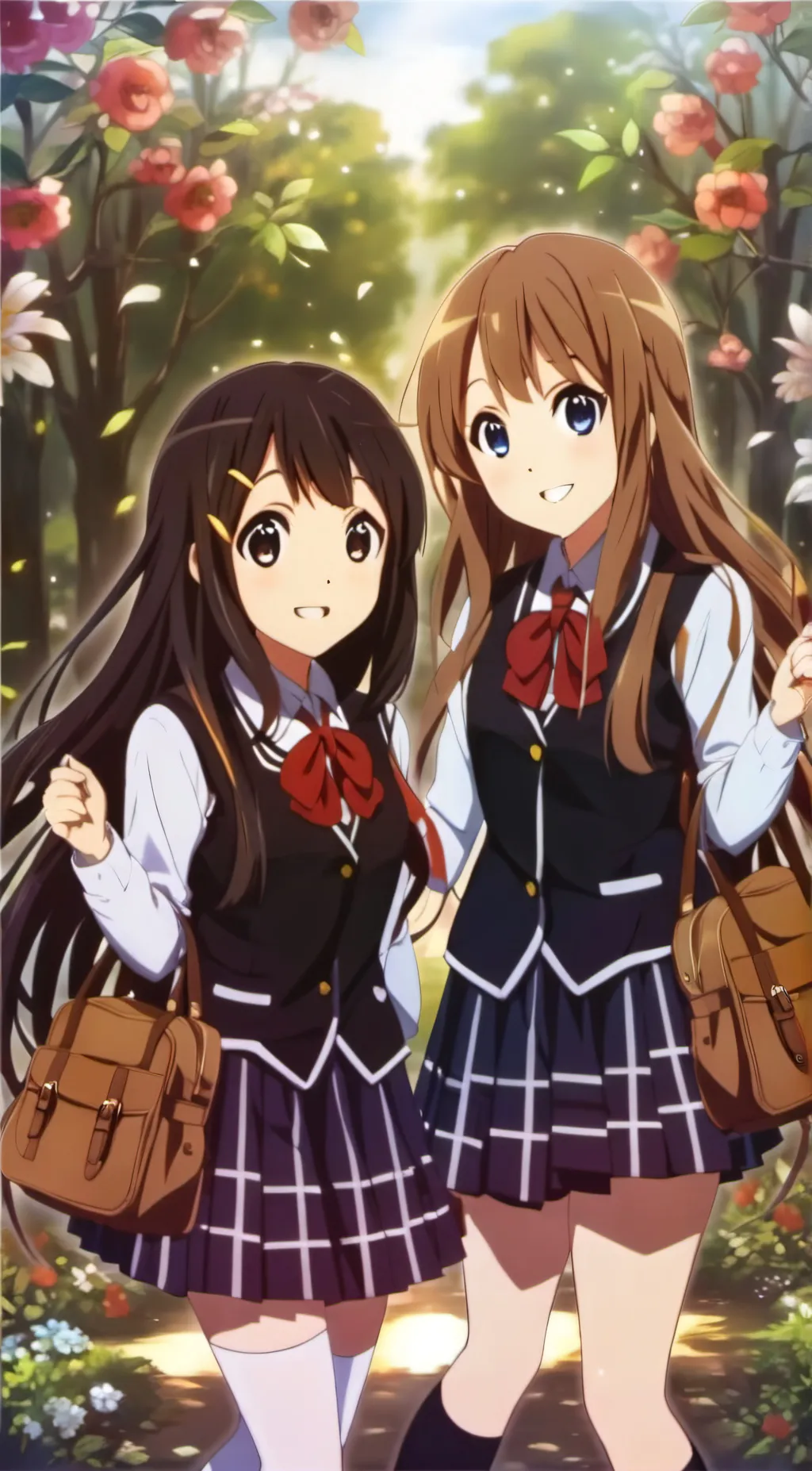 ai character: Sophia and Olivia background