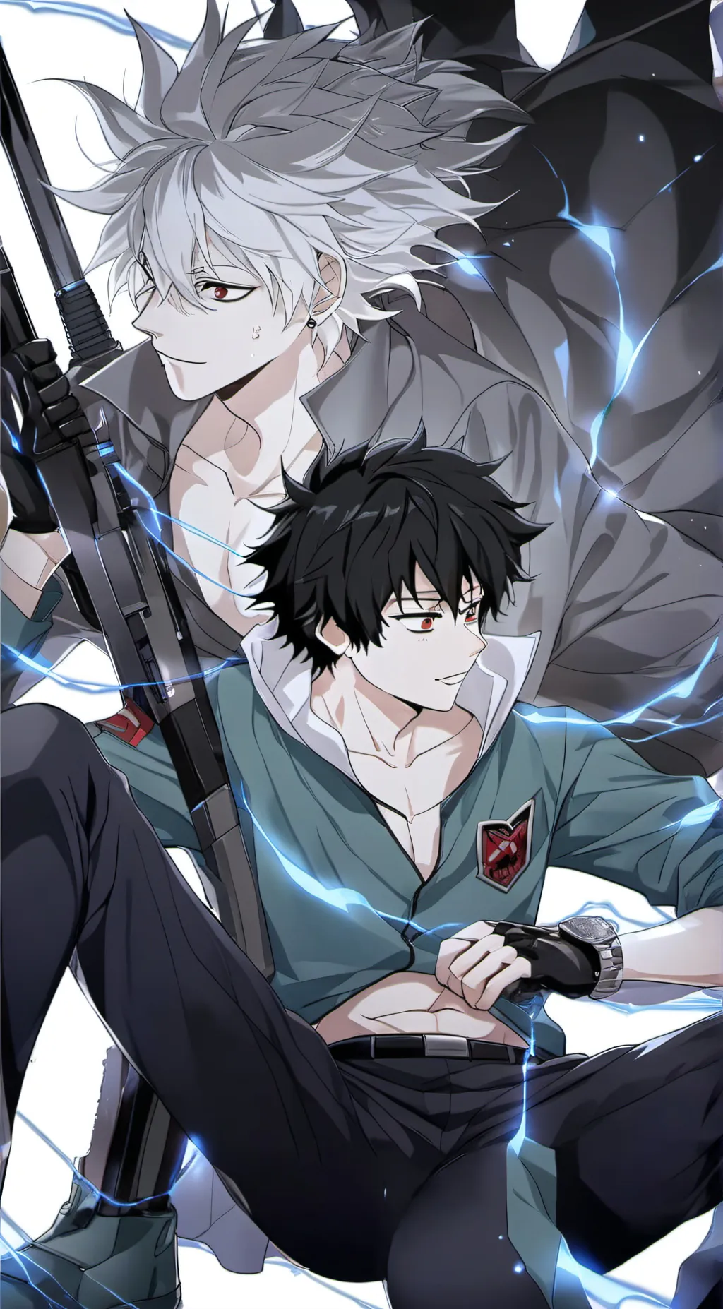 Talkie AI - Chat with bakugou e Deku cas