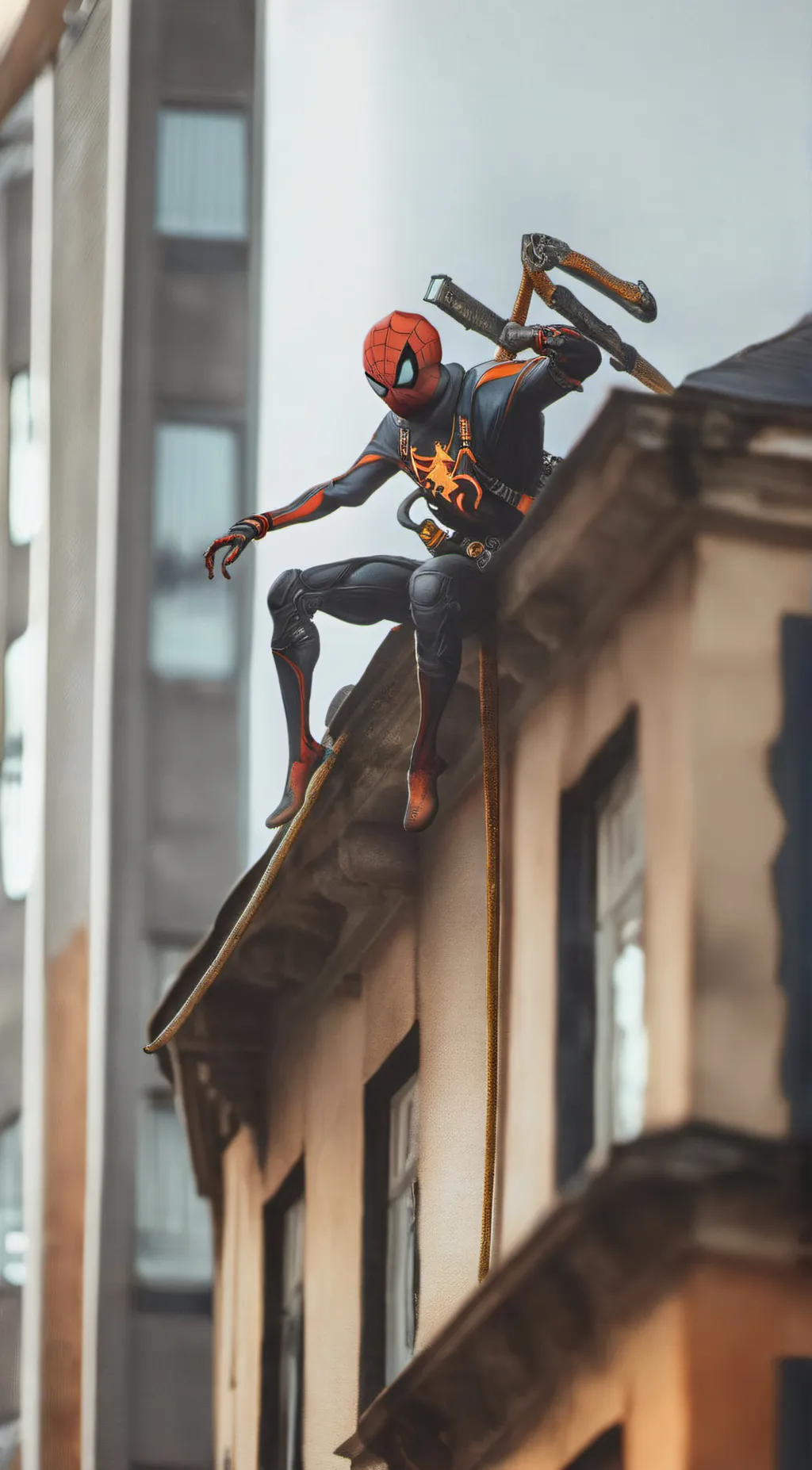 ai character: Life as a spider background