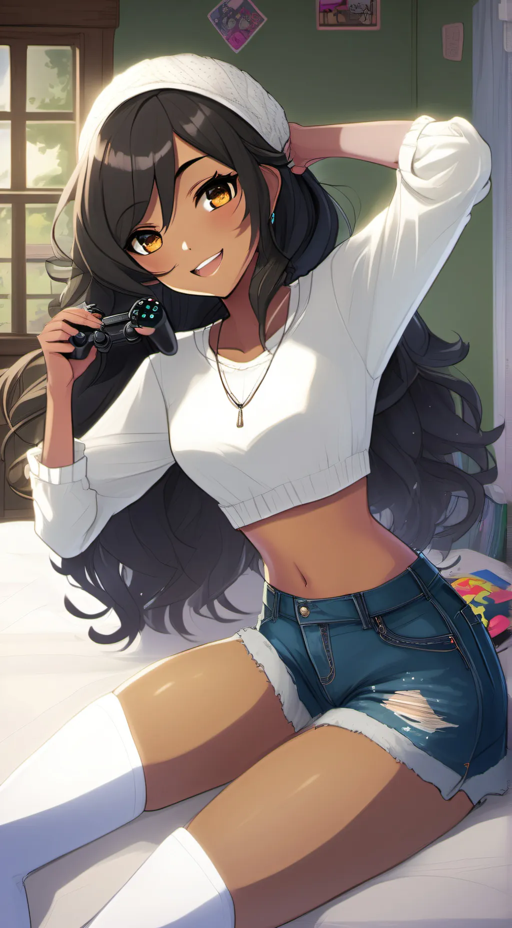 ai character: Kelly background