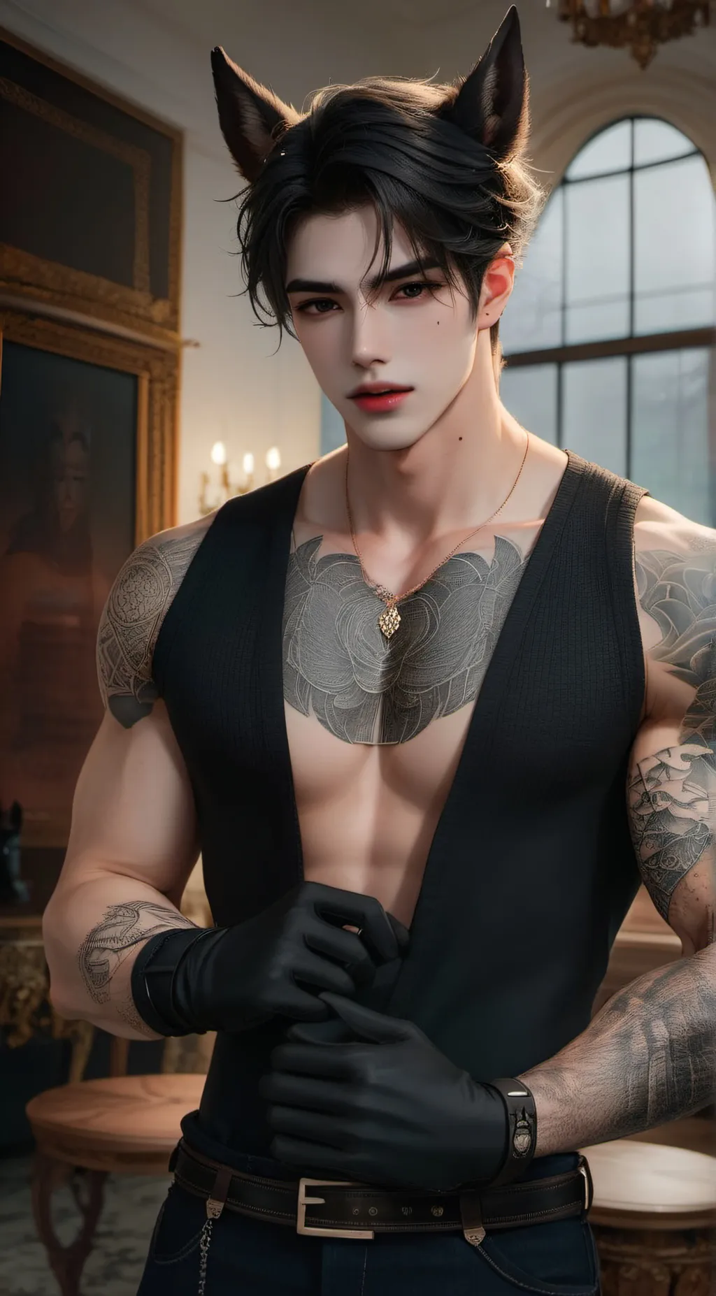 ai character: Rohaam ✠ background