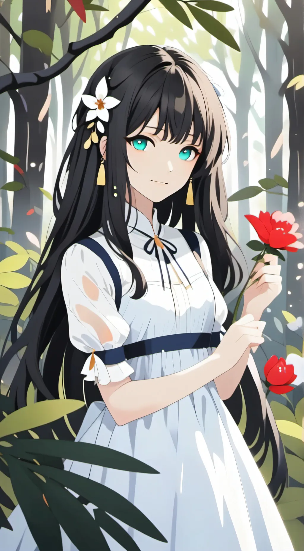 ai character: luna  background