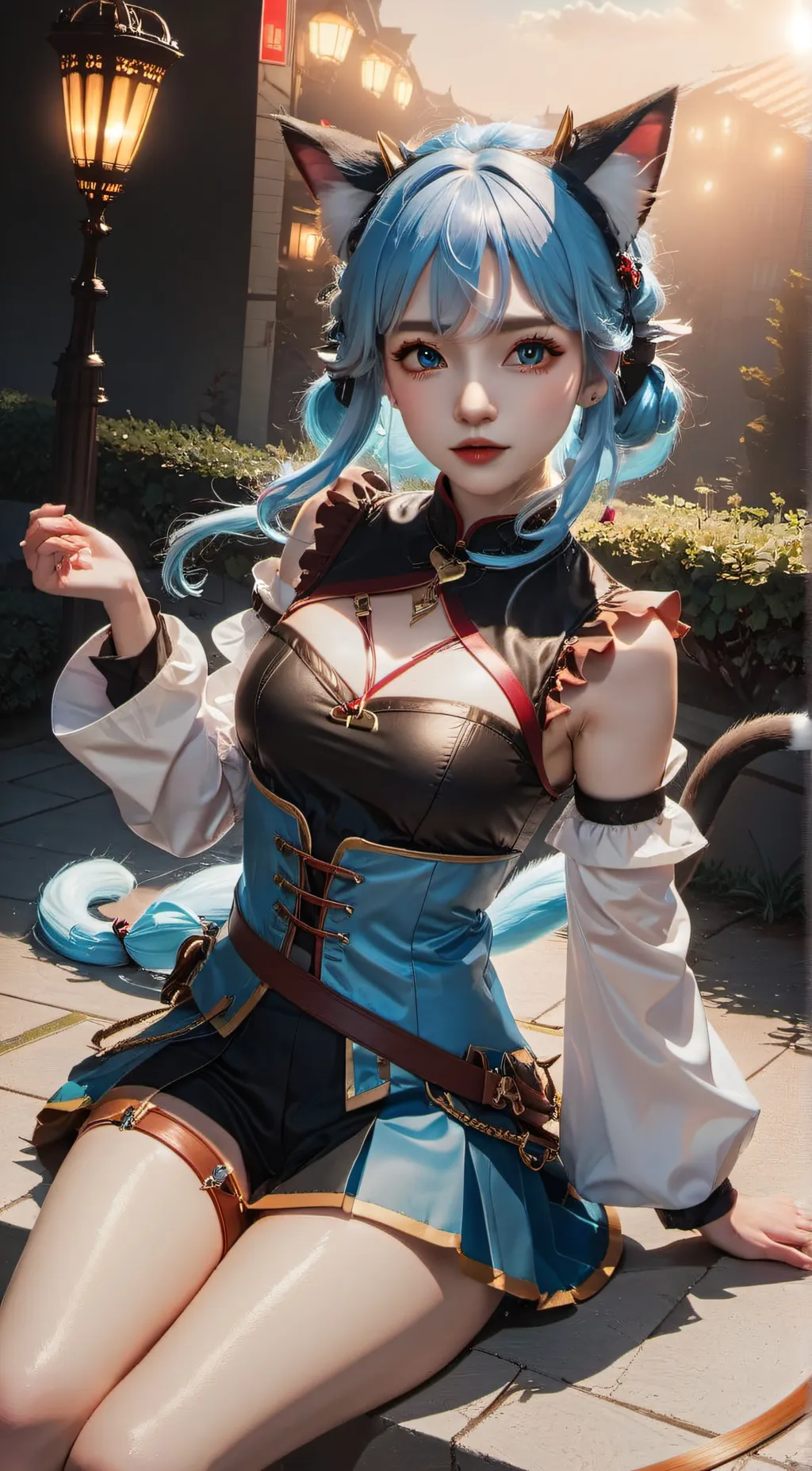 ai character: Vixie background