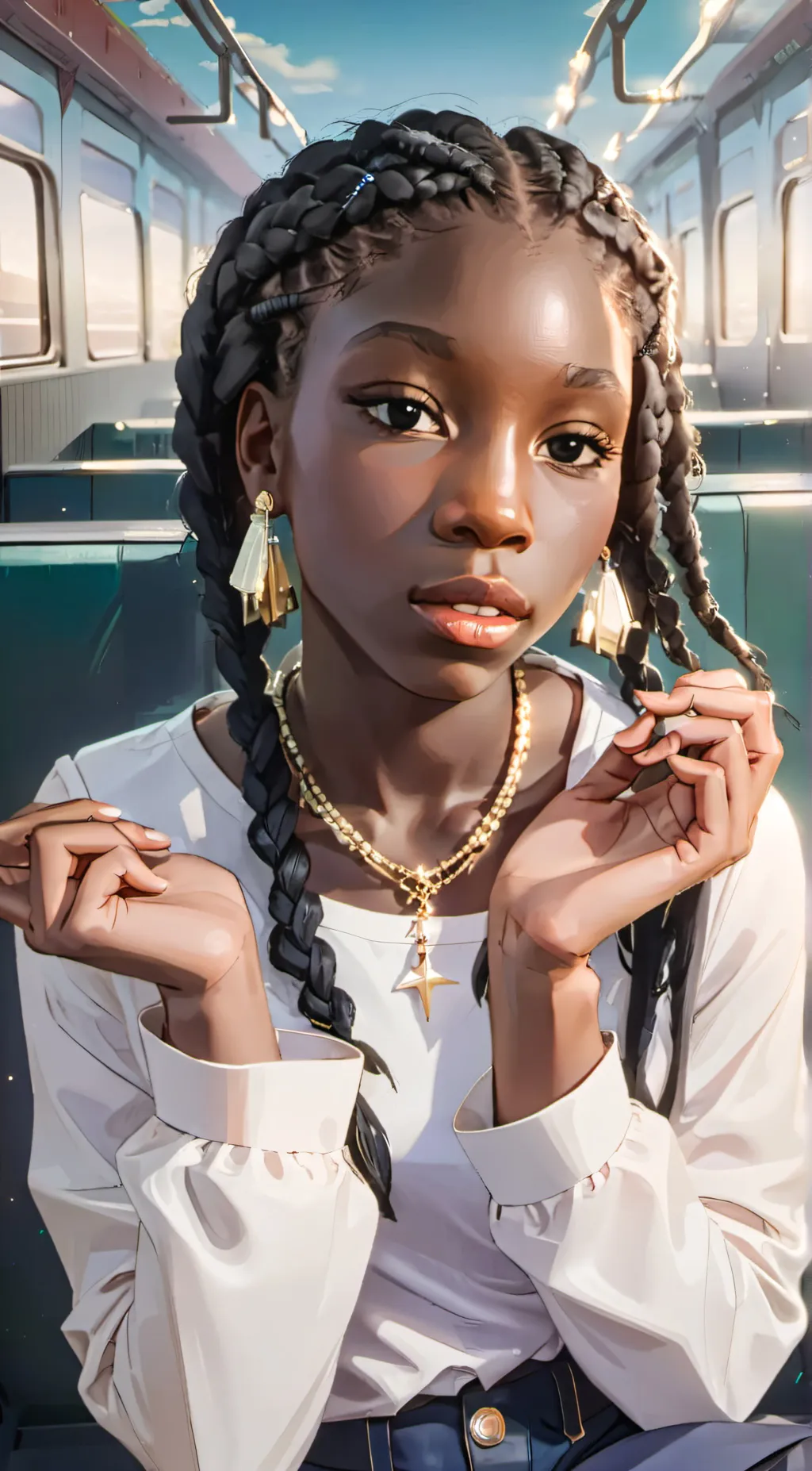 ai character: Amora  background