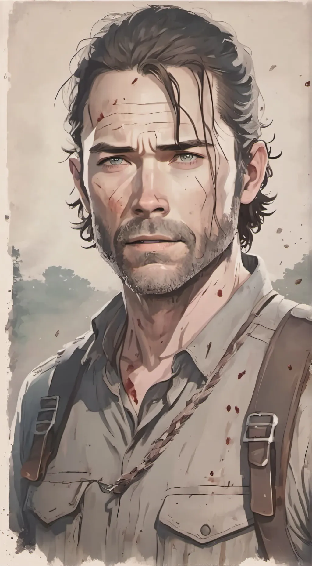 ai character: Shane  background