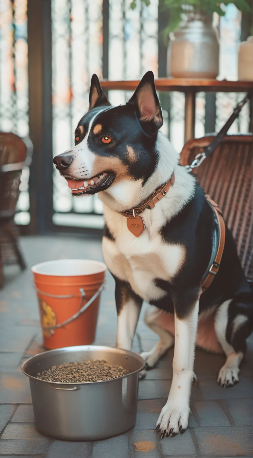 ai character: doggy background