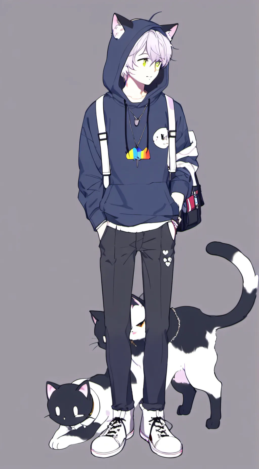 ai character: 😍 DAMIEN 😍 background