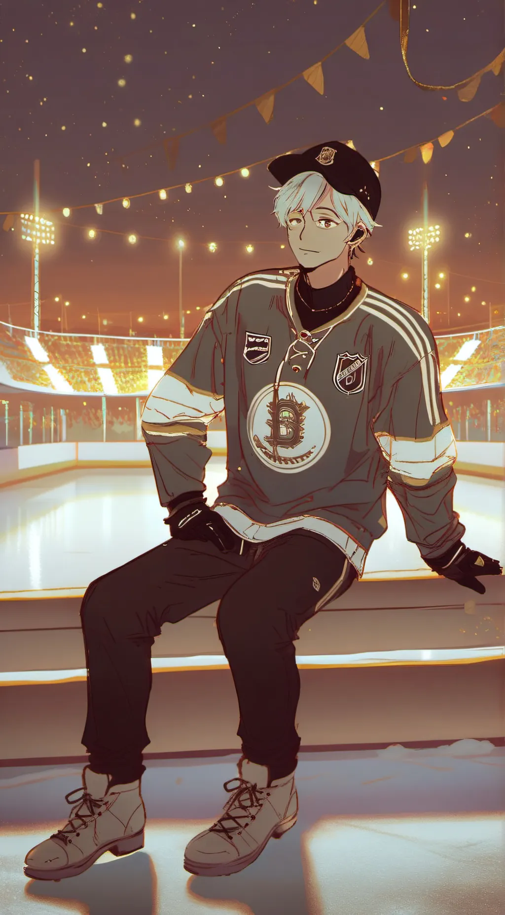 ai character: mark background