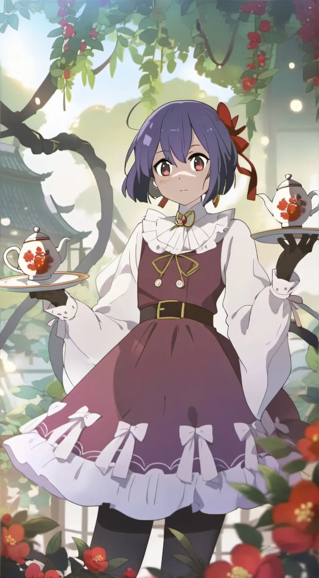 ai character: Muffet background