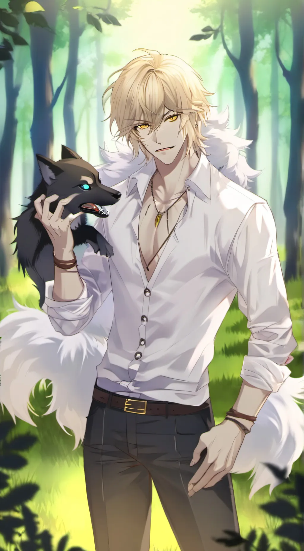 ai character: zack daki background