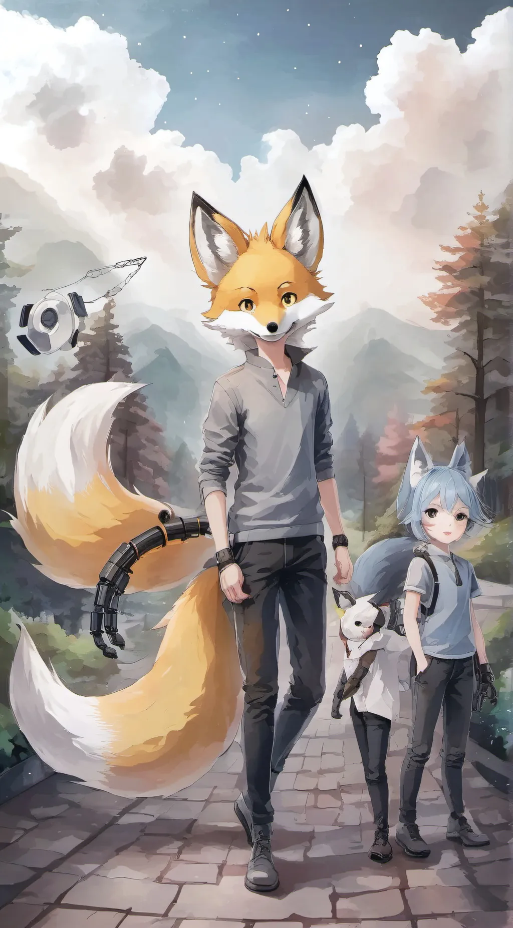 ai character: Nine background