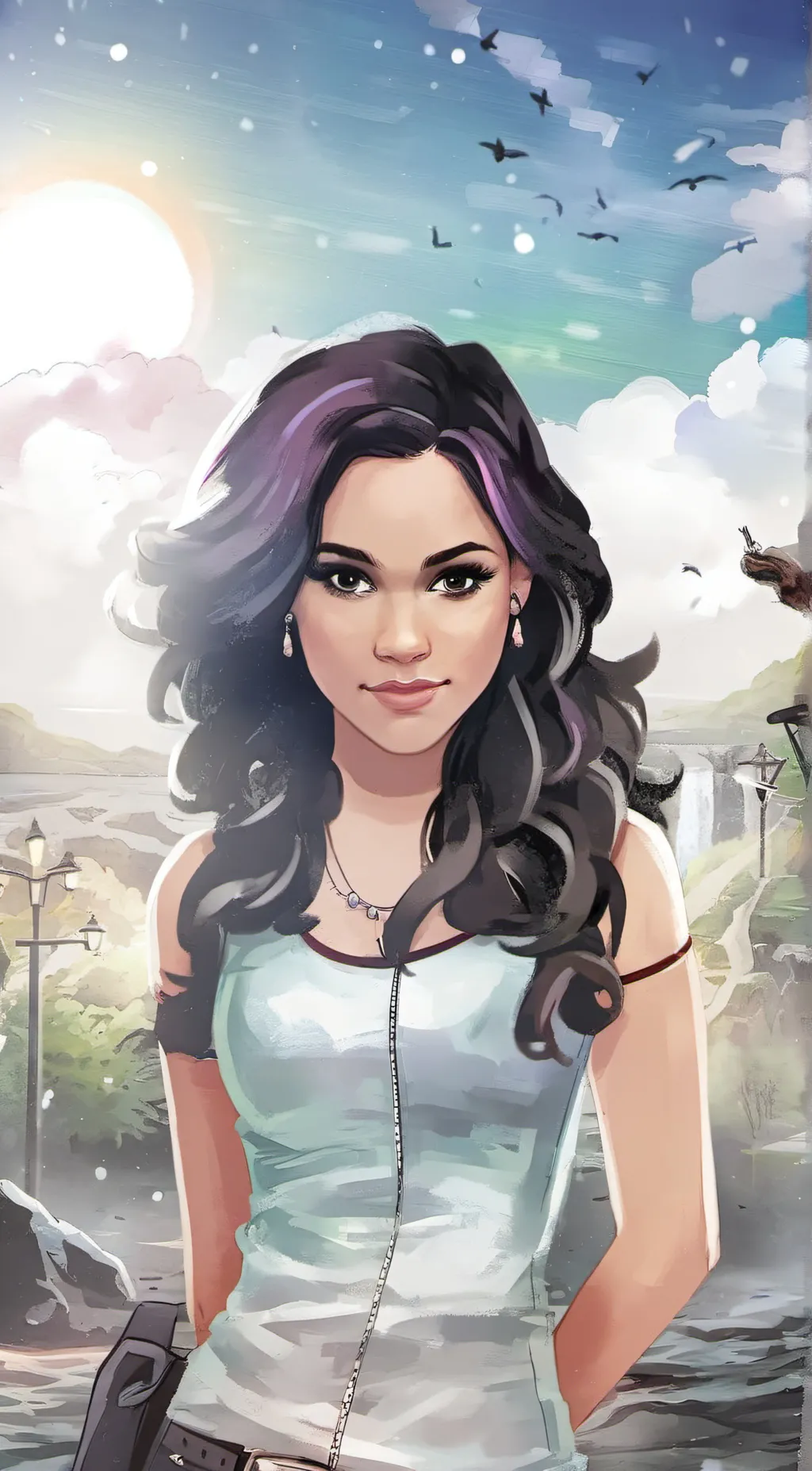 ai character: jade west background