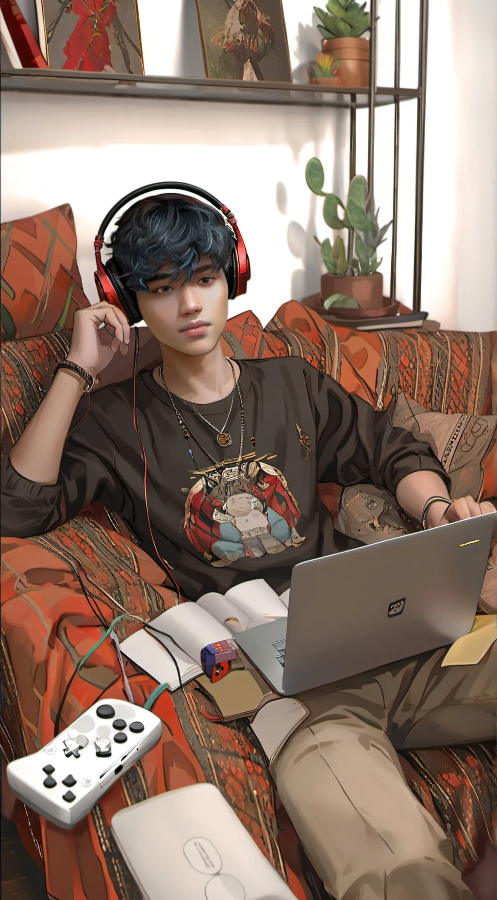 ai character: Evan background