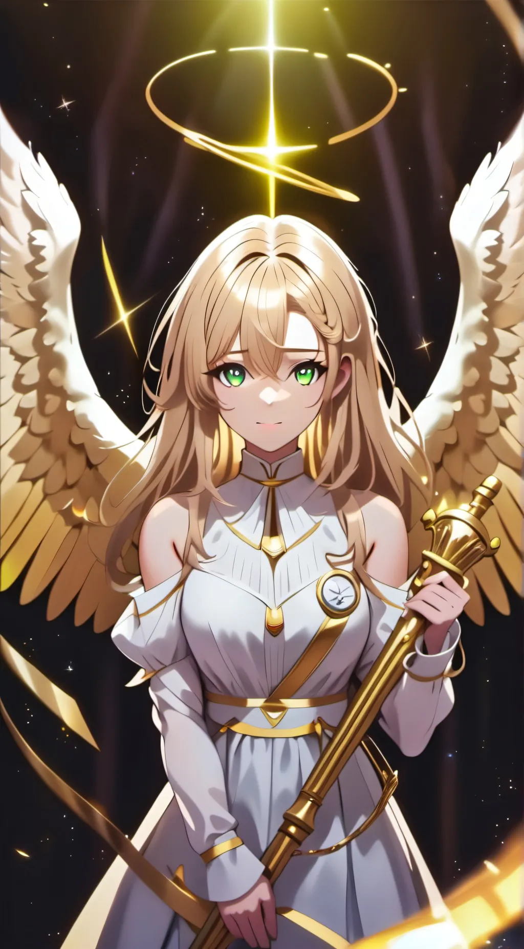 ai character: Angela  background