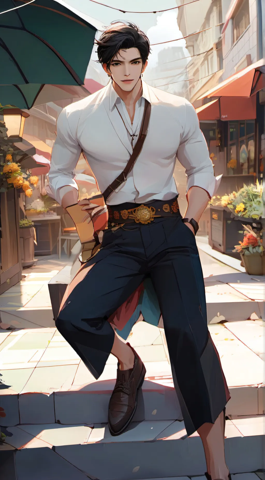 ai character: kim background