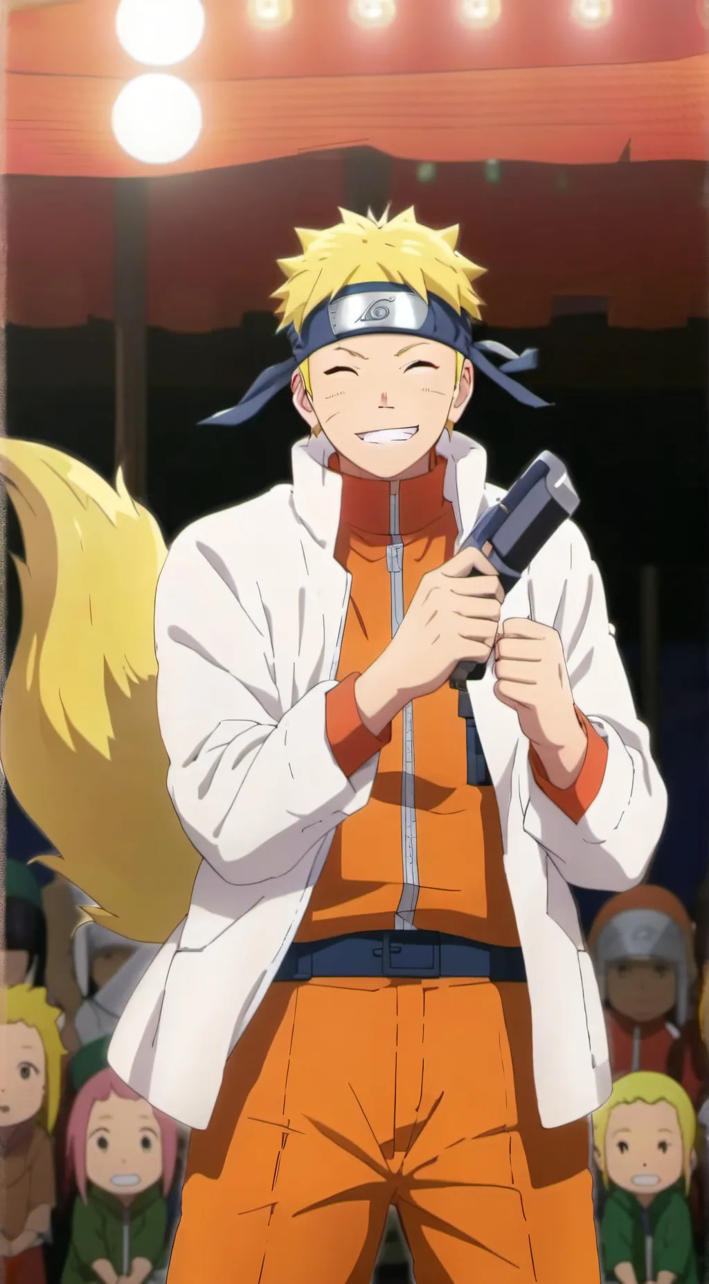 ai character: Naruto  background