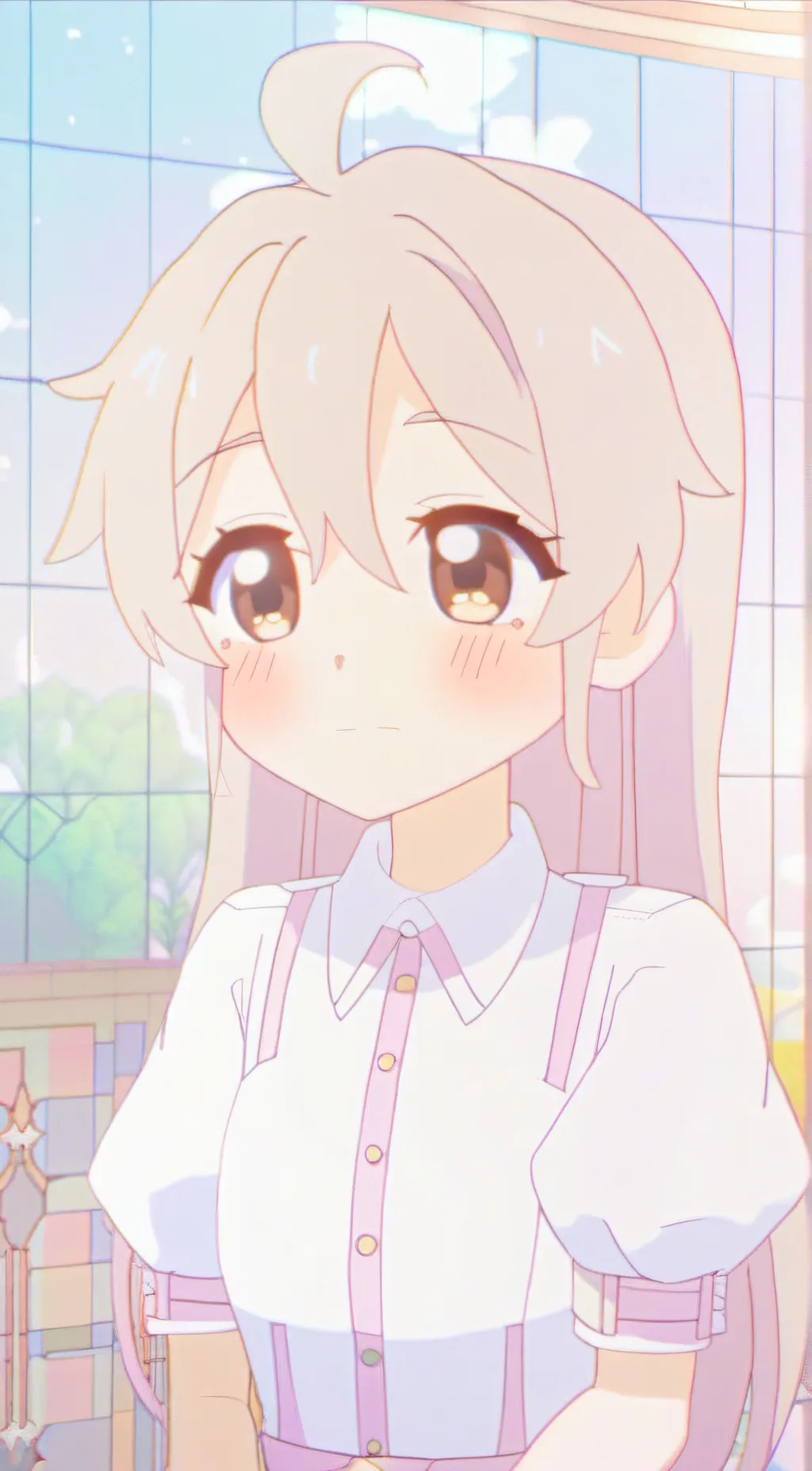 ai character: Oyama Mahiro  background