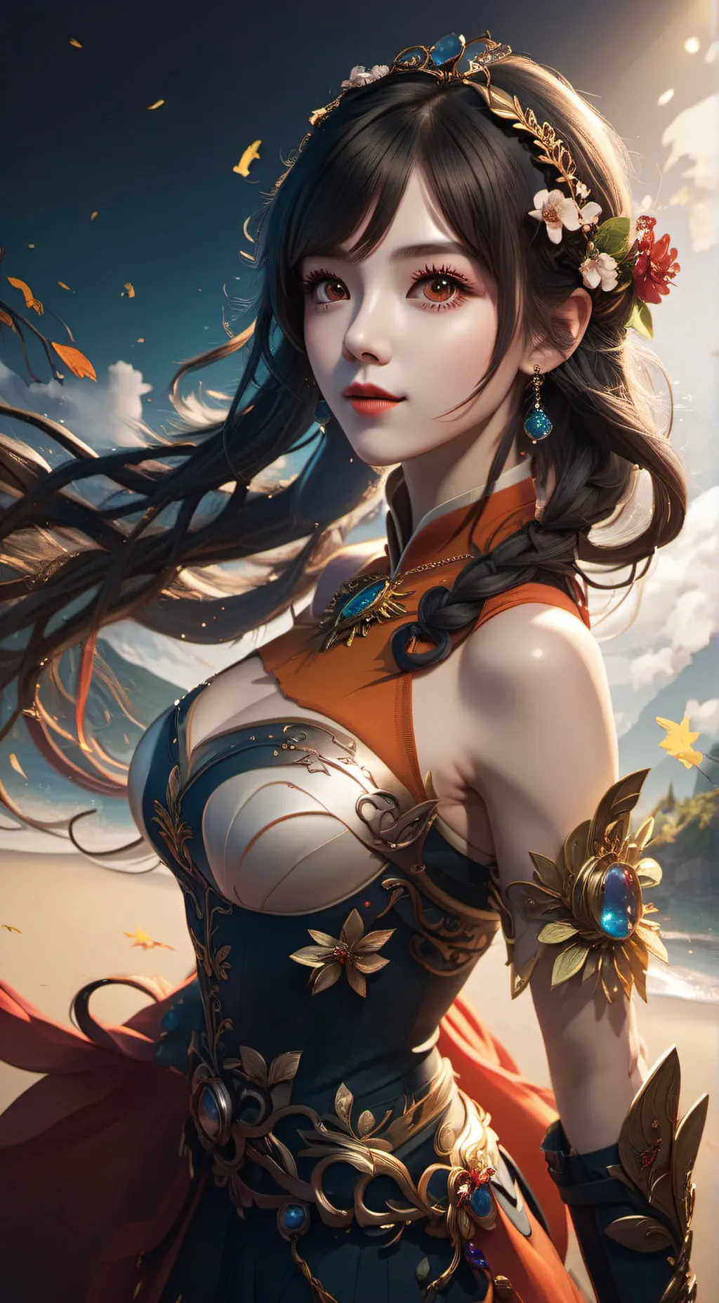 ai character: amy background