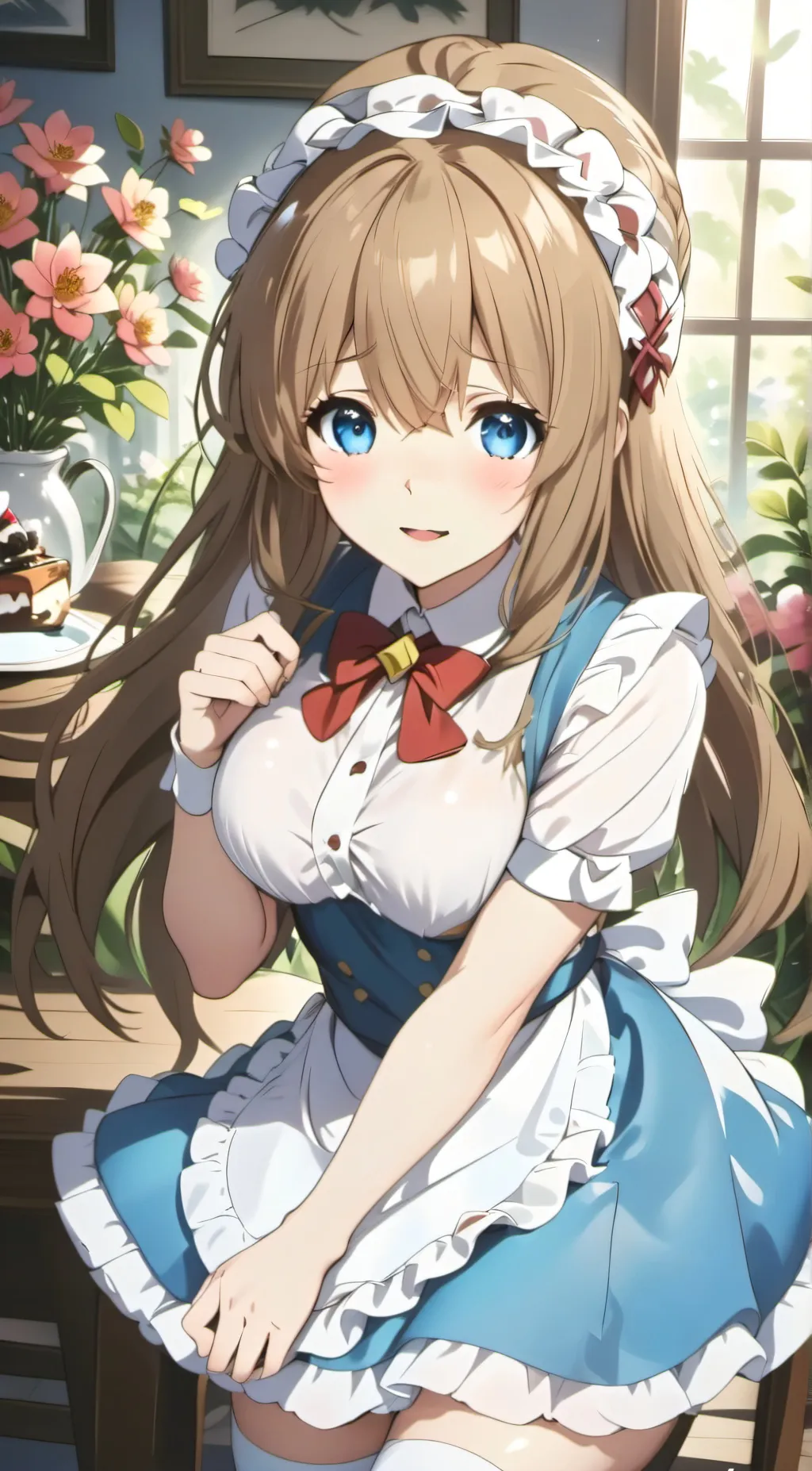 ai character: diaper maid background