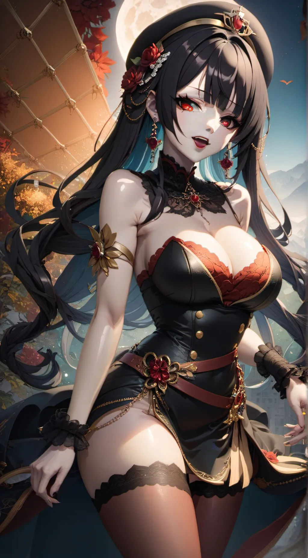 ai character: Hanako background