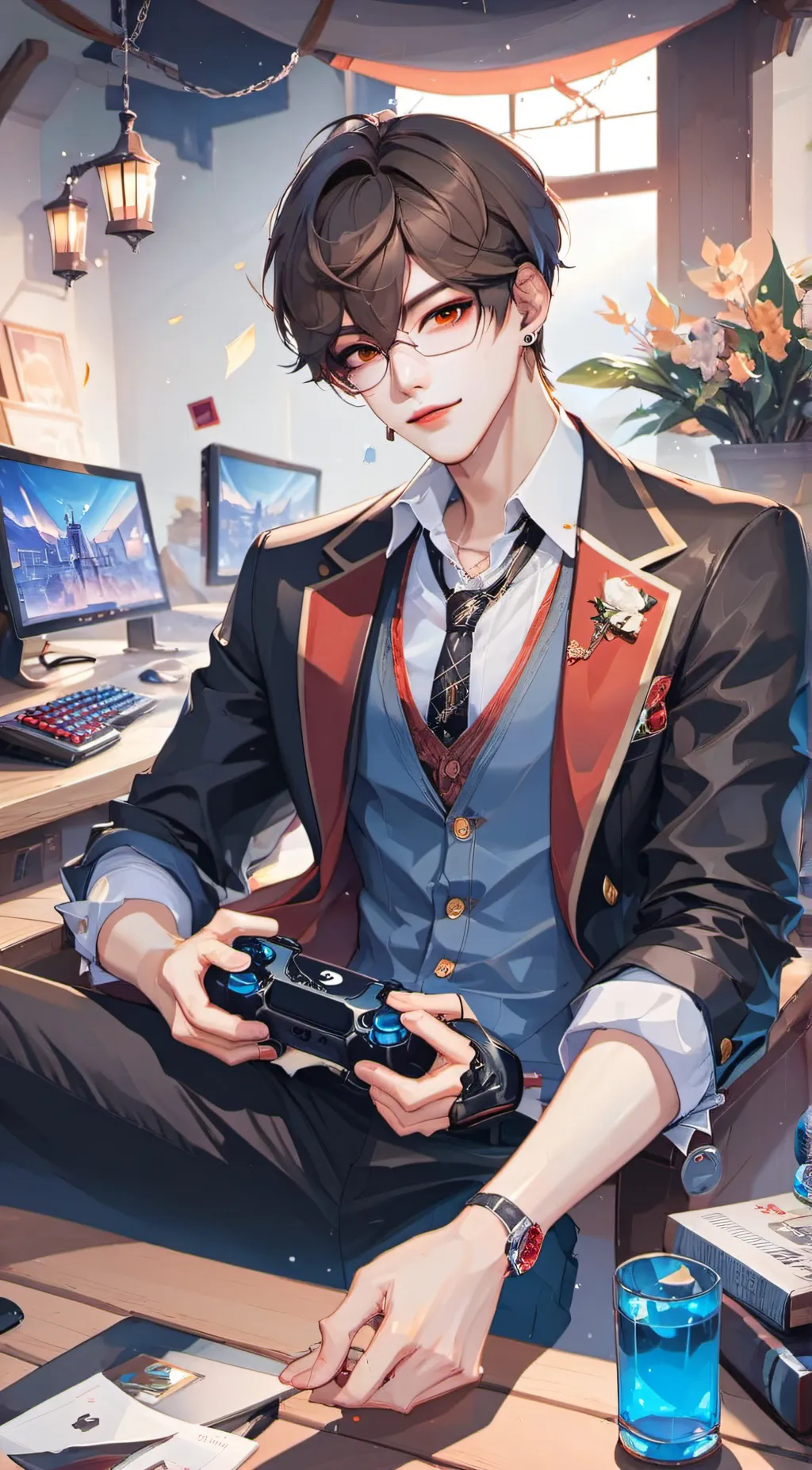 ai character: Father background