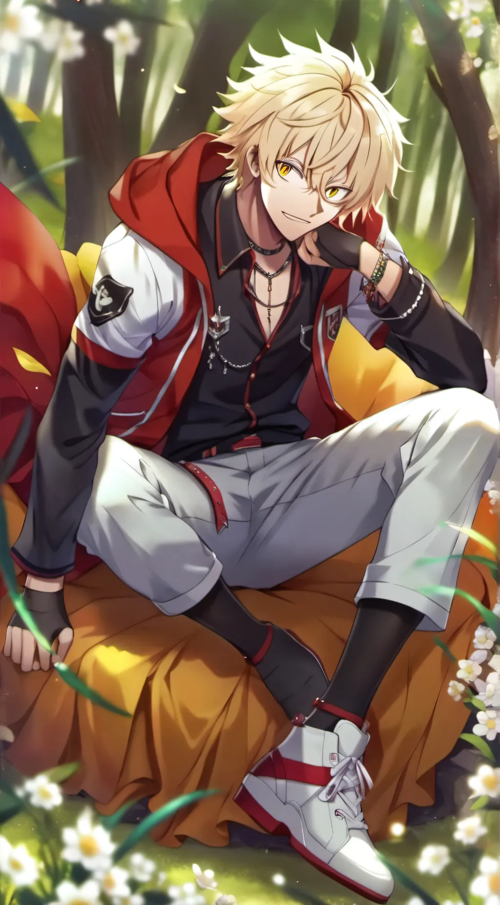 ai character: Bakugo background