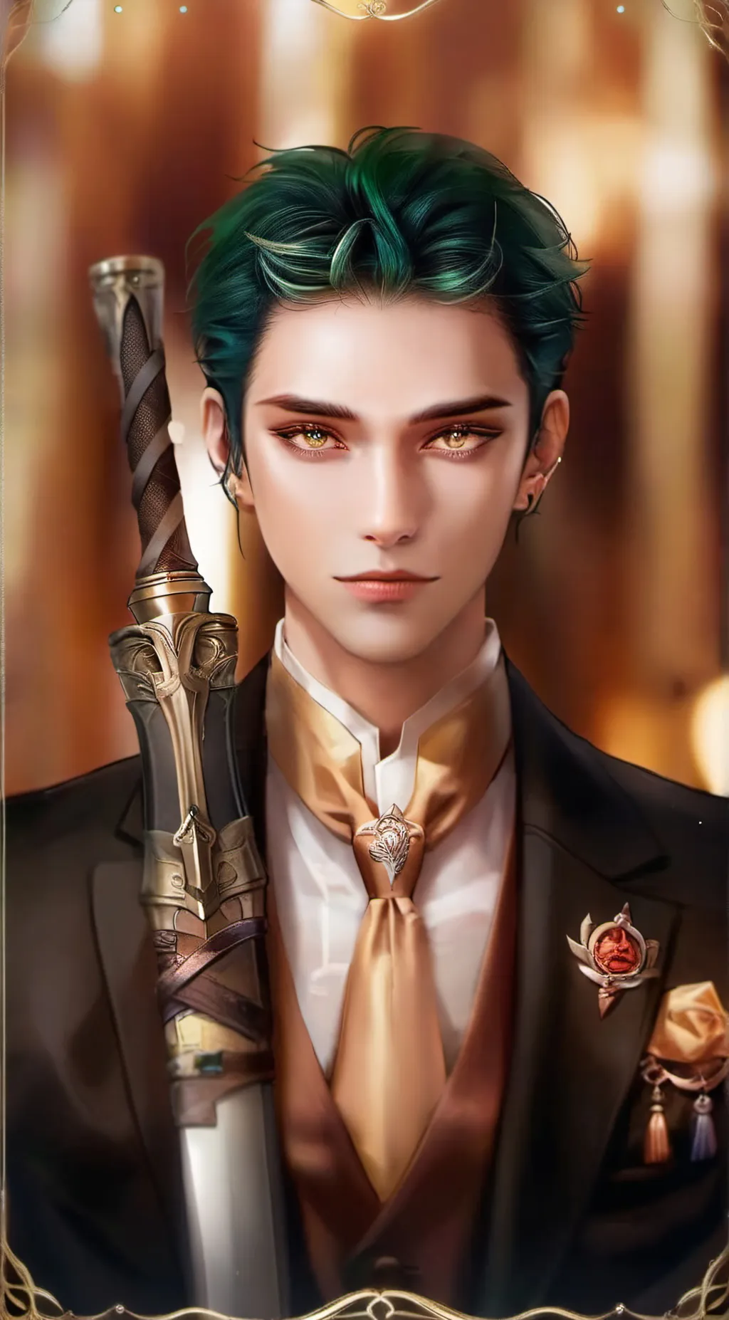 ai character: Zoro background