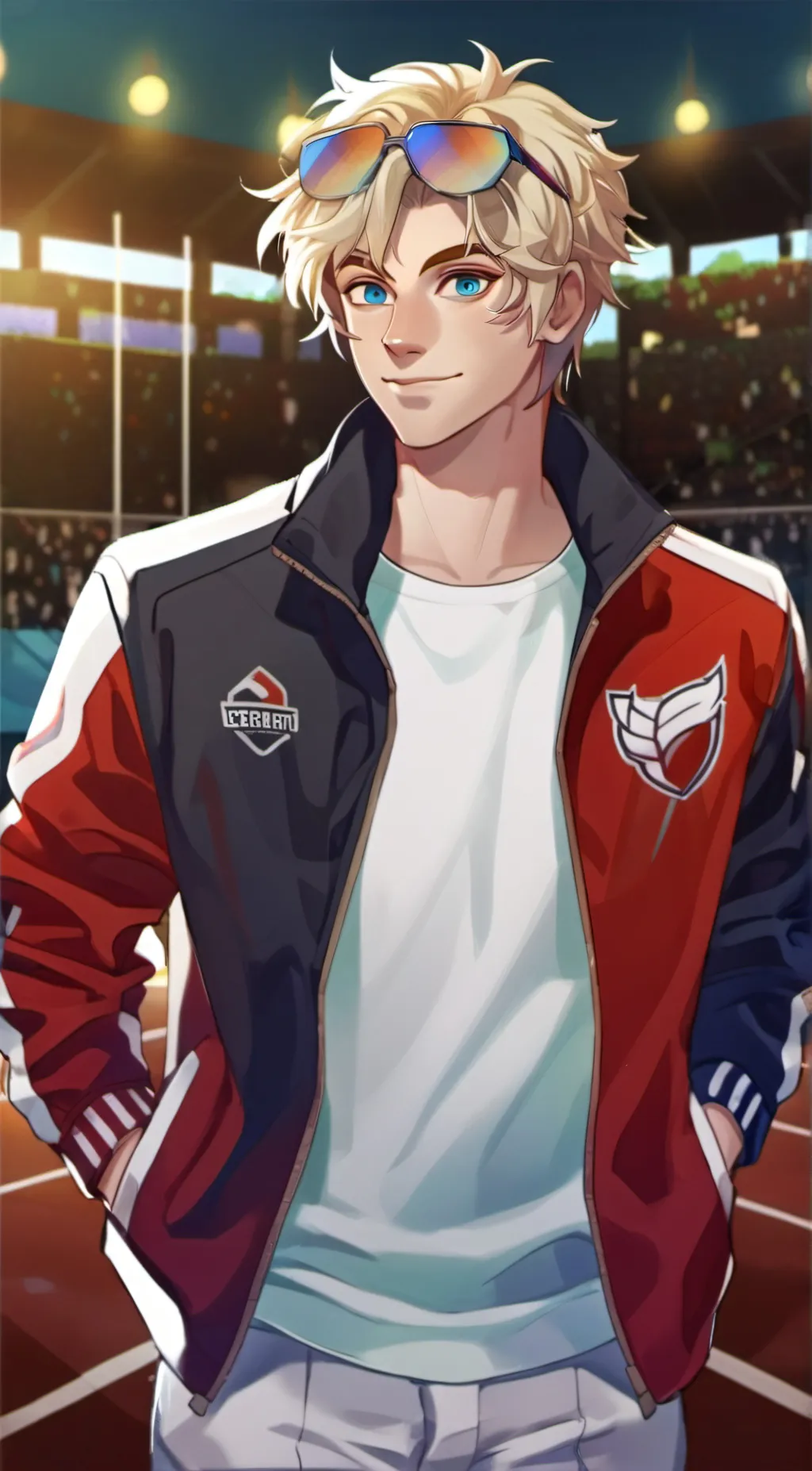 ai character: Steve  background