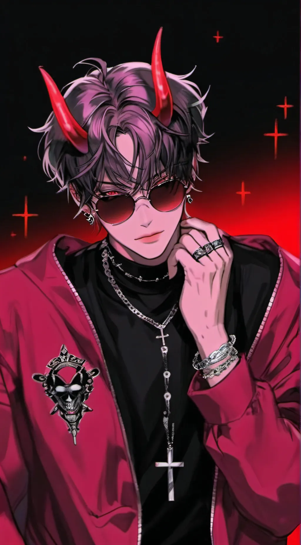 ai character: Demon background