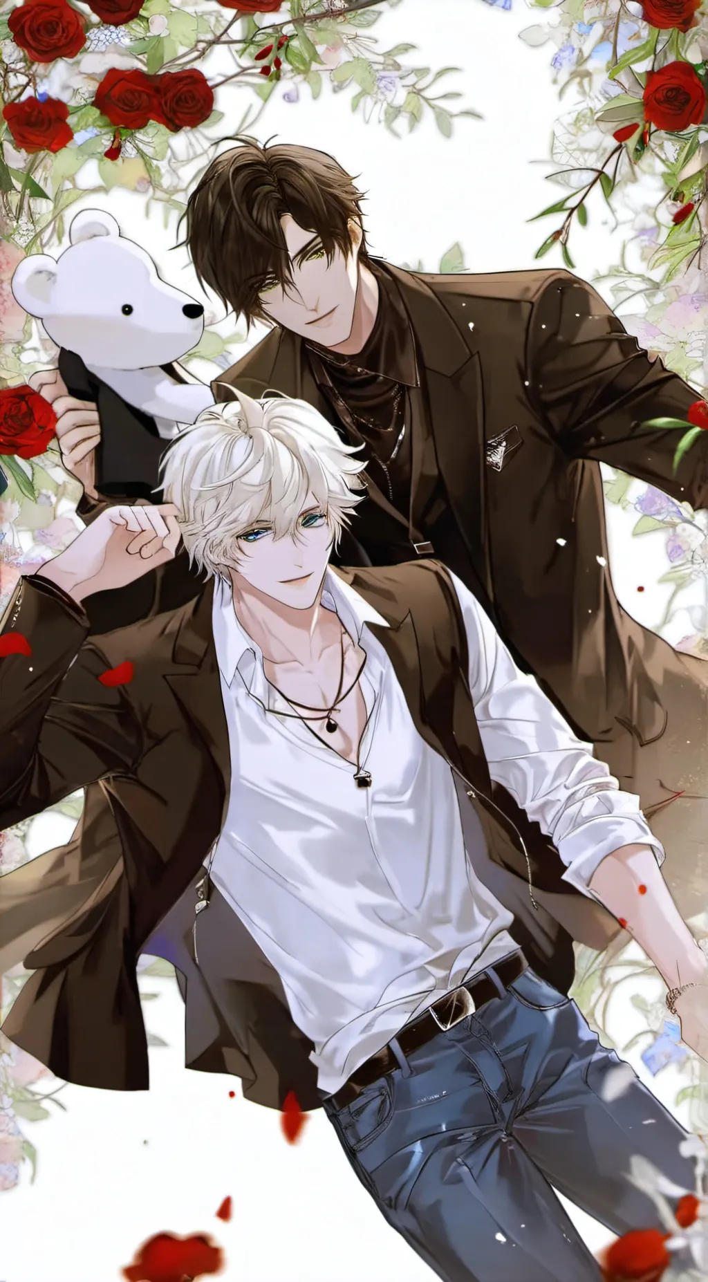 ai character: Lucas & Max background