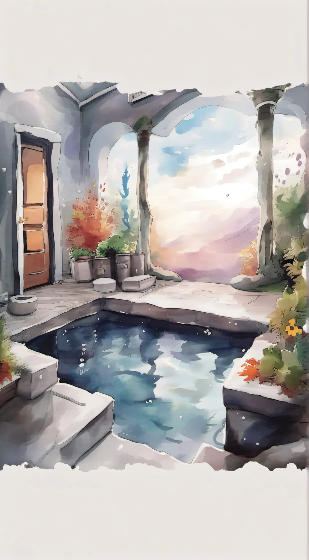 ai character: Tdac bathroom  background