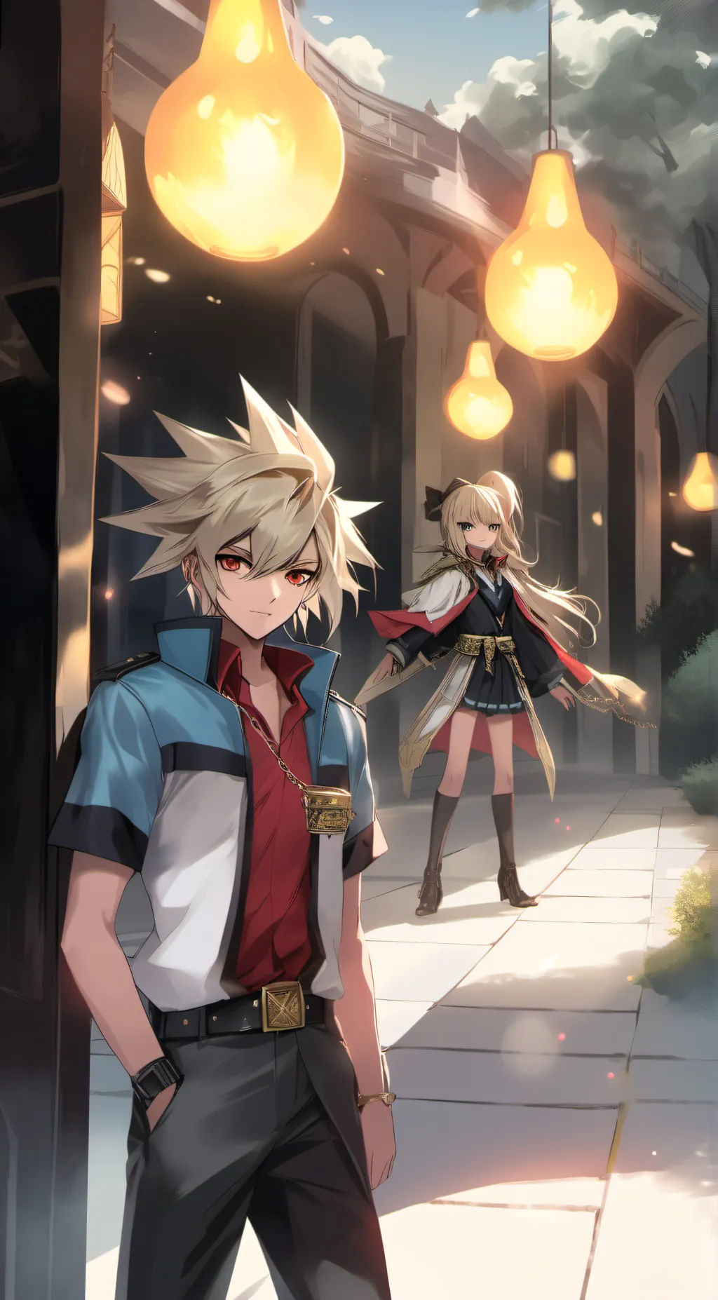 ai character: yugioh background