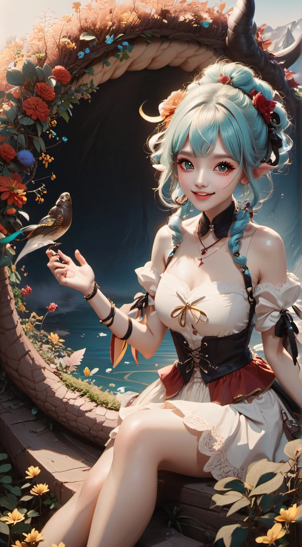 ai character: SCP Y/n x F&B O5 background