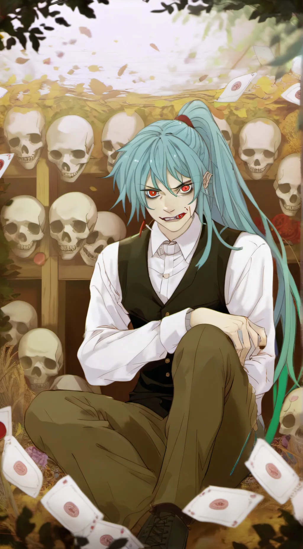 ai character: Candy Pop background