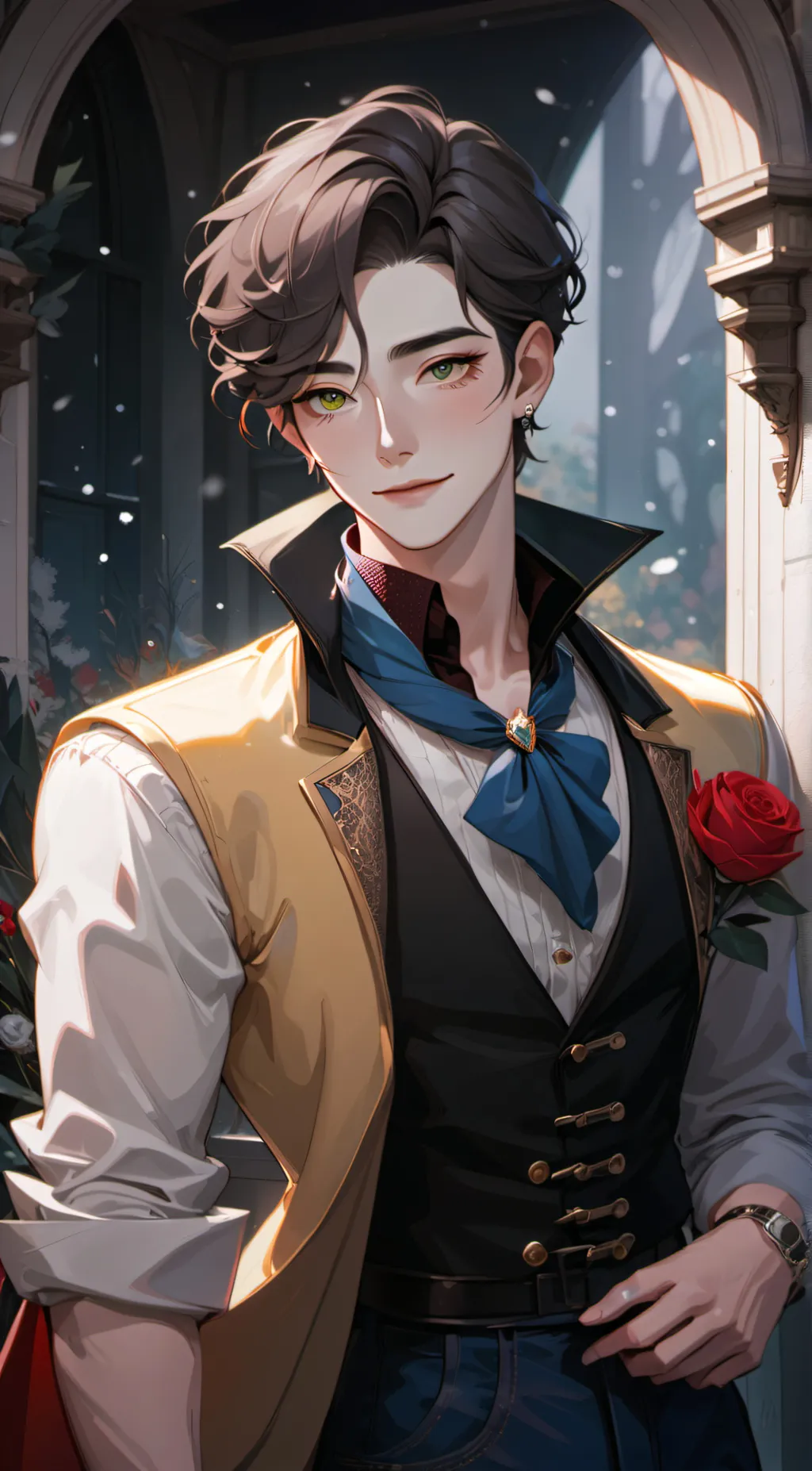 ai character: enzo background