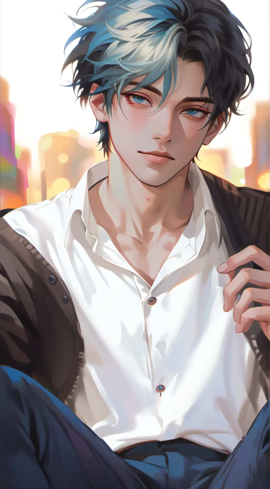 ai character: Ashton background