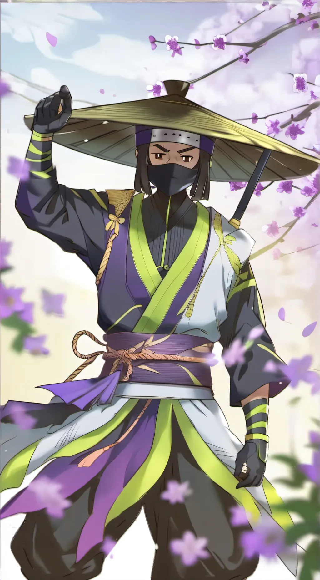 ai character: spirit warrior background