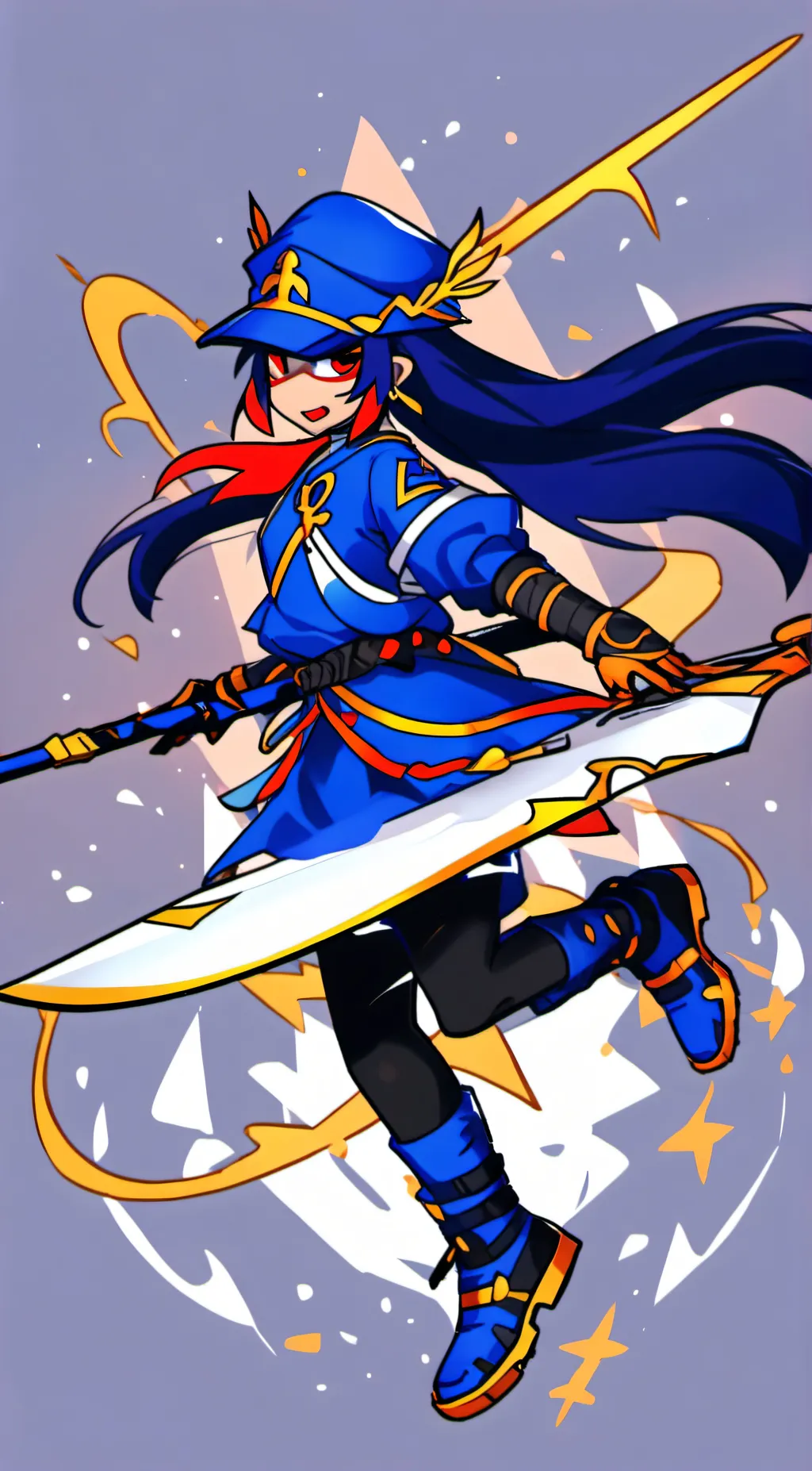 ai character: female sonic.exe background