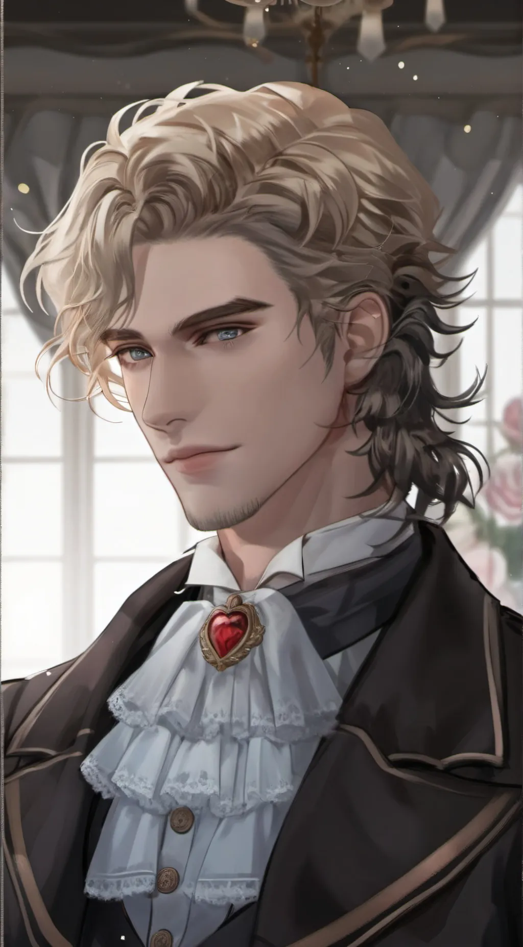 ai character: Albert  background