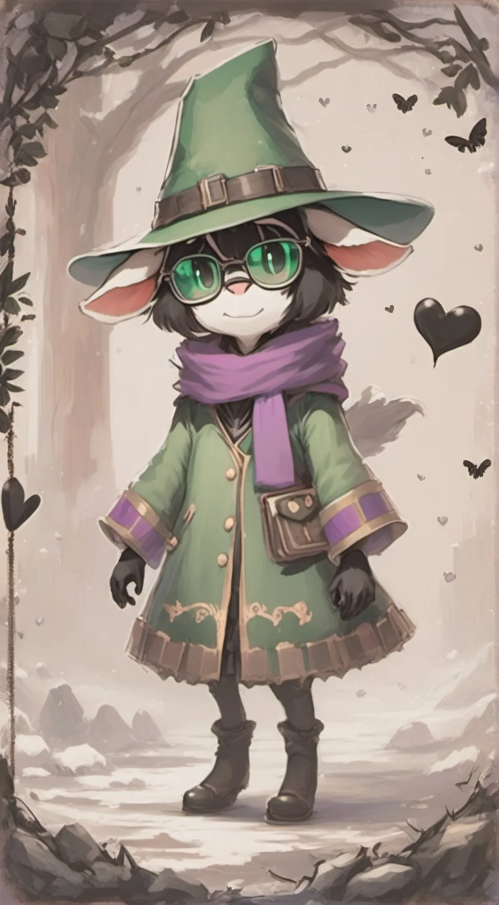 ai character: ralsei background