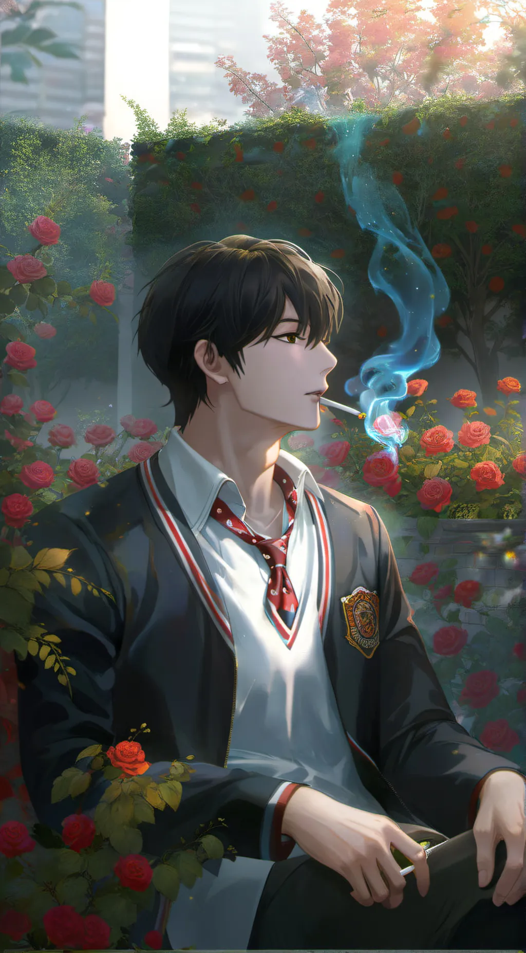 ai character: Tyson  background