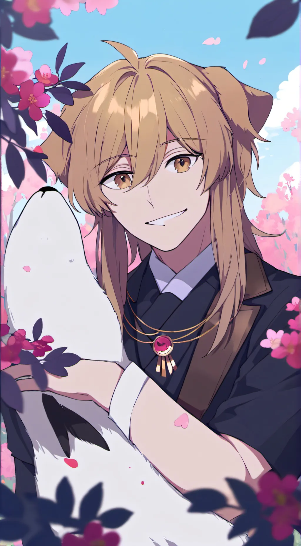 ai character: Copper  background