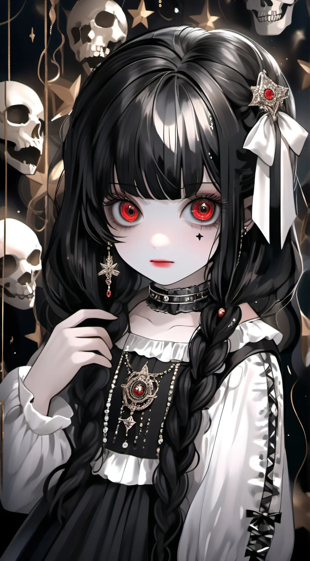 ai character: Death background