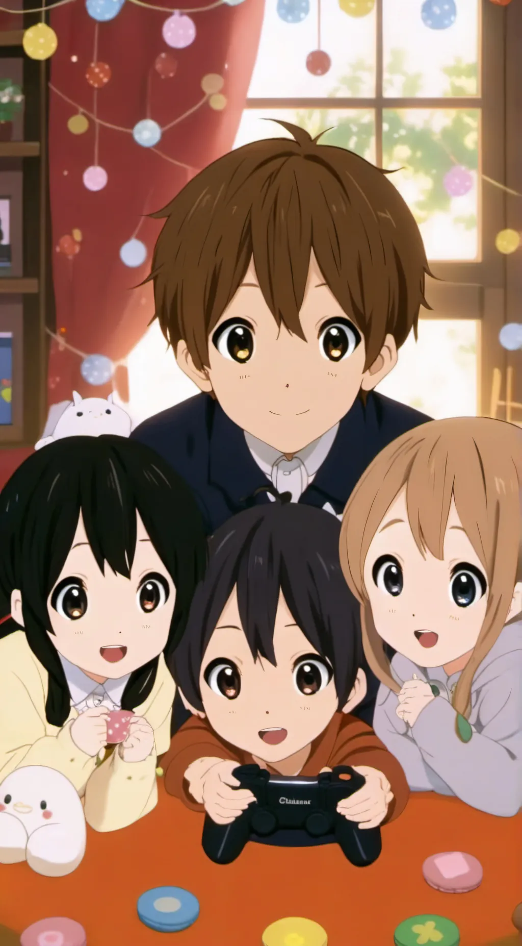 ai character: sister and friends background