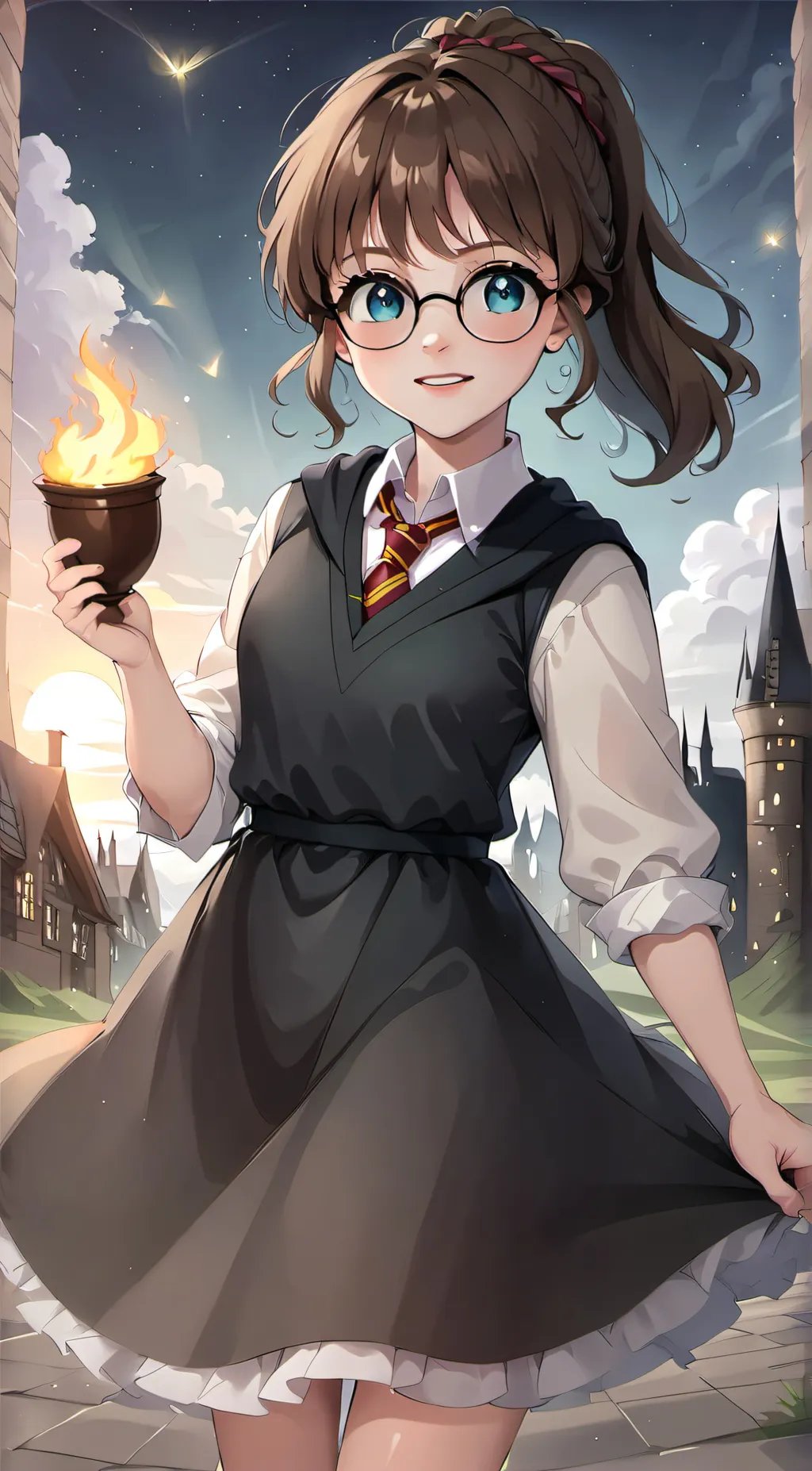 ai character: Harriet Potter background