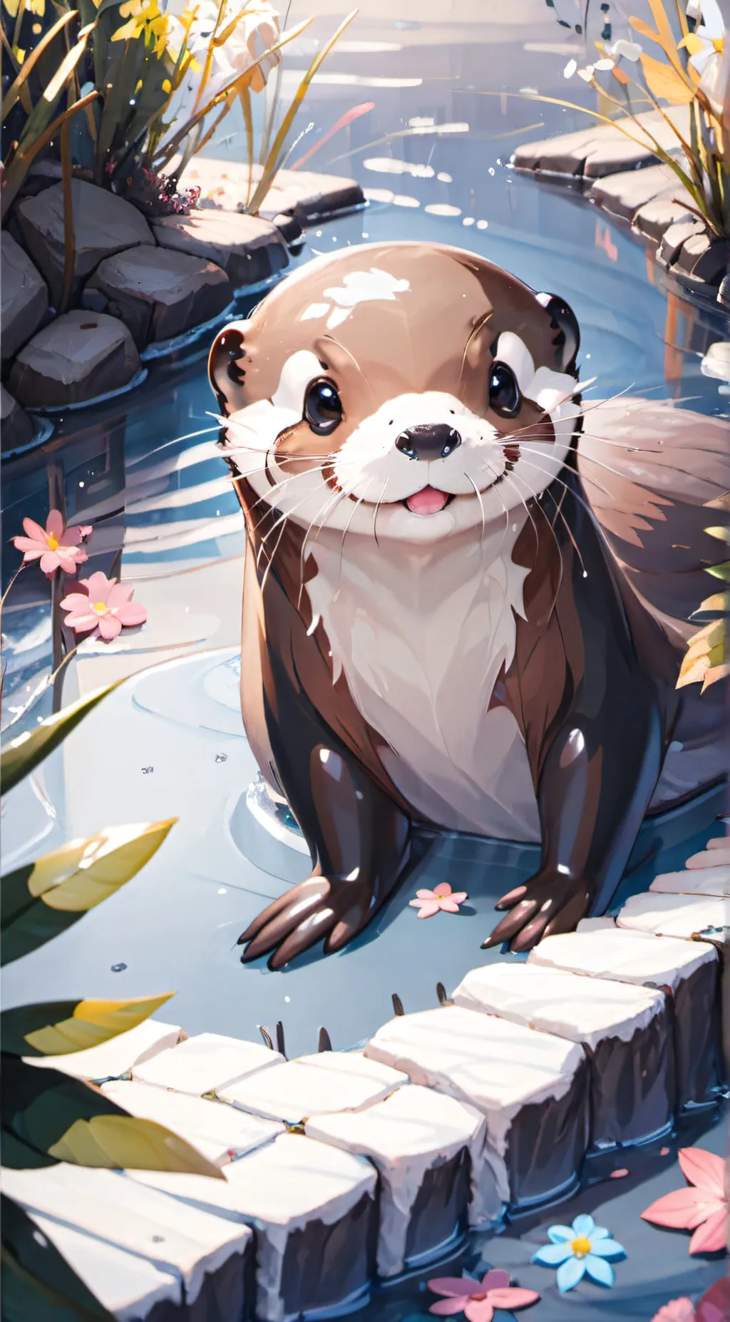 ai character: Otter of Emotions background